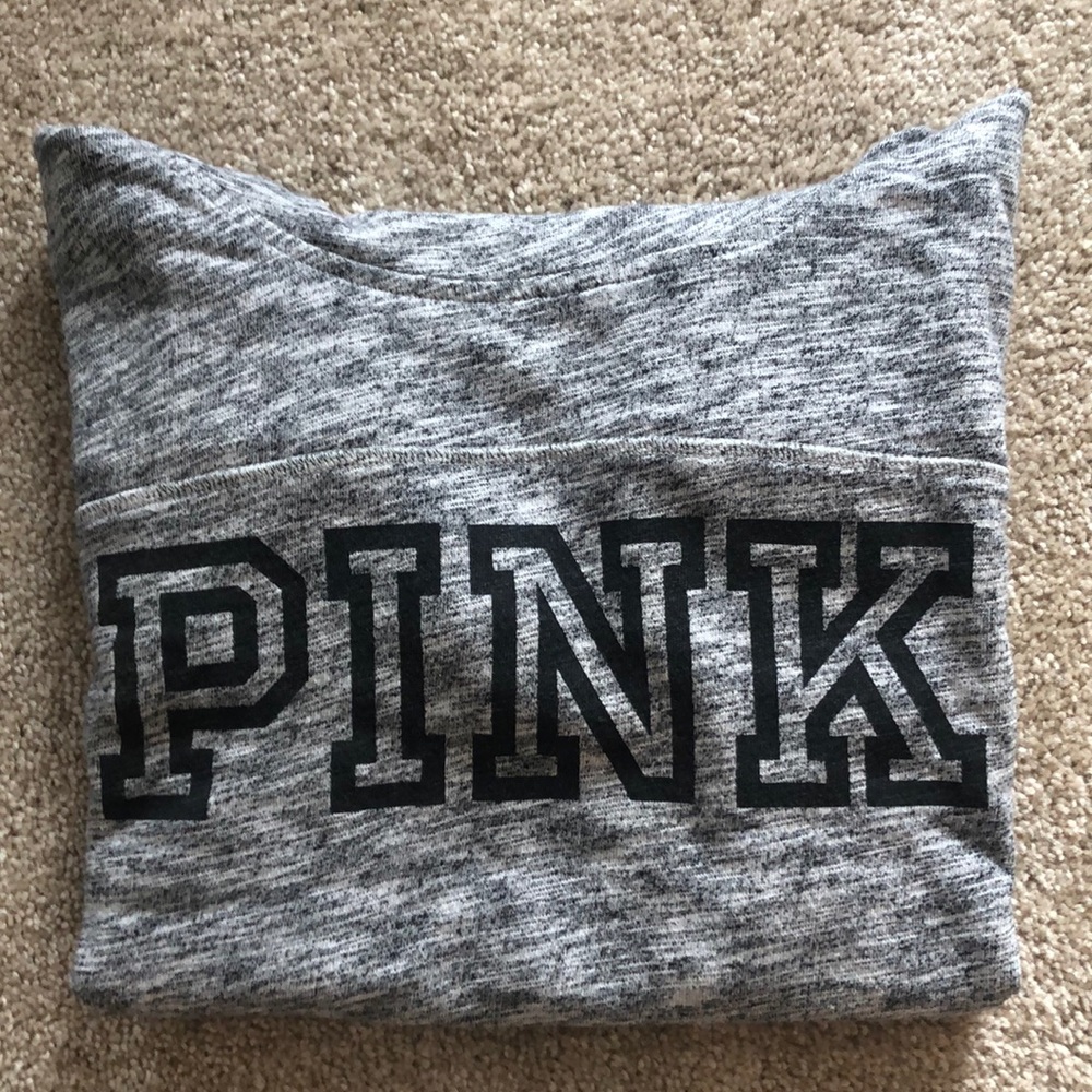 VS Pink Funnel Neck Sweatshirt
